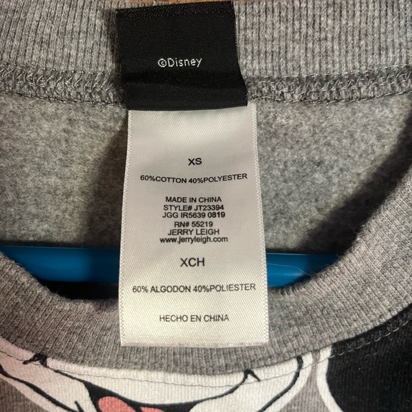 Women’s Disney Mickey Mouse Cropped Sweatshirt - Picture 3 of 3